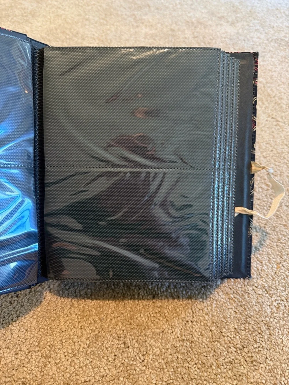 Elegant Black Paisley Photo Album Binder
